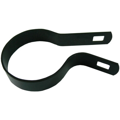 Black Coated Chain Link Tension Band, Durable Steel 1-5/8 Inch,
