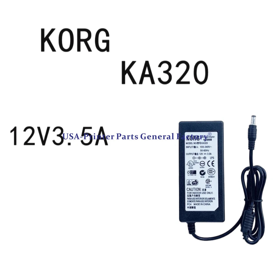 KORG KA320 electronic keyboard PA500 M50 X50 PA50D power cord adapter