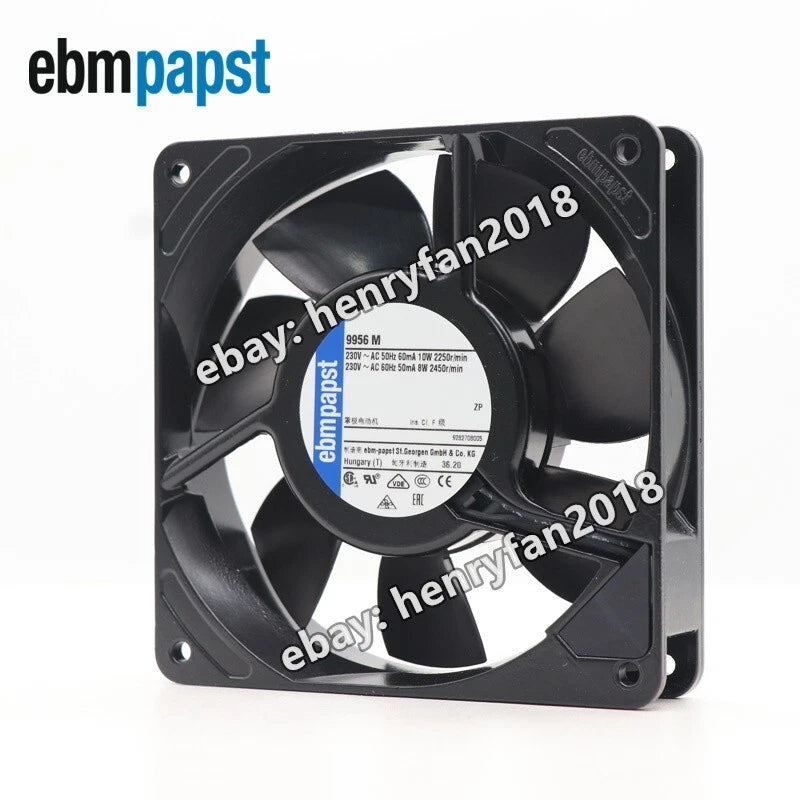 Ebmpapst 9956M Axial Fan AC 230V 10/8W 60/50mA 120*120*25mm Silent Cooling Fan