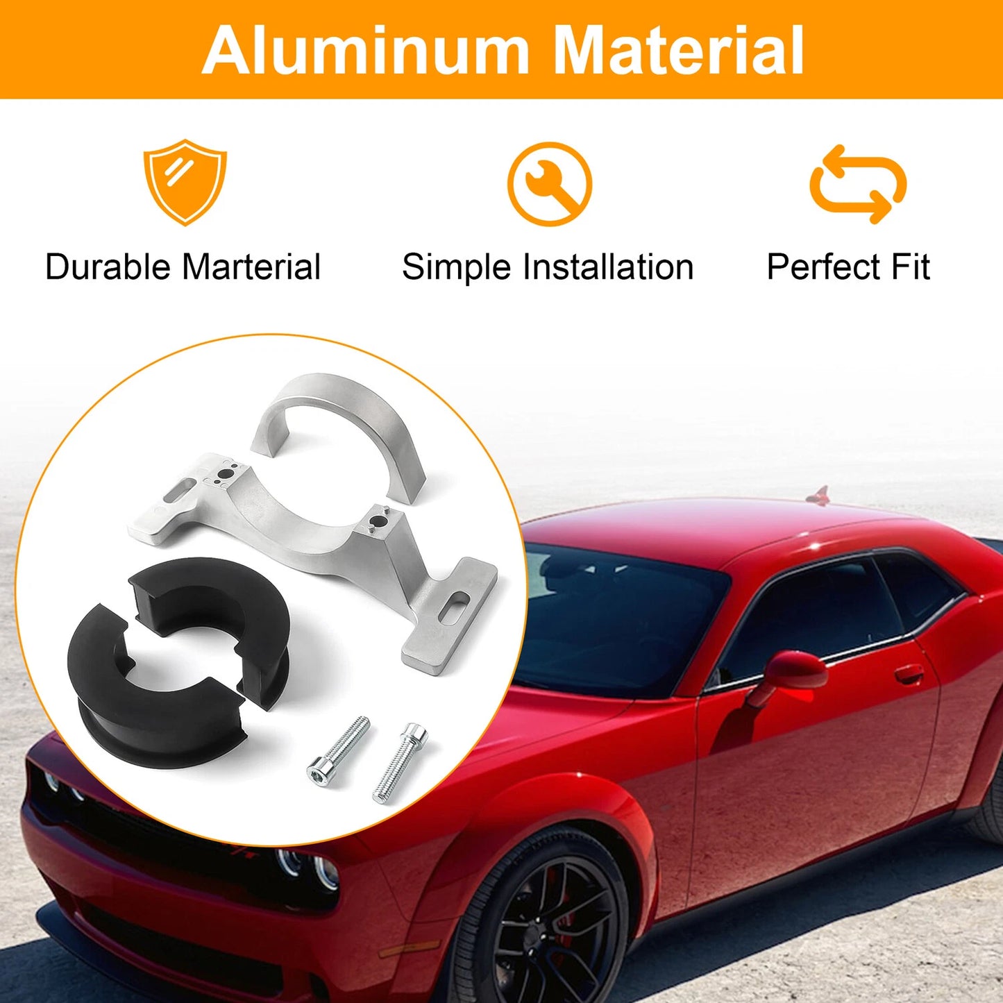 For Dodge Charger Challenger Scat Pack & Center Bearing Support Solution