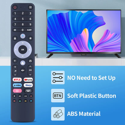 Replace Remote Control For DYON iGoo-TV 32H 40F 43F 50U 55U Smart LED TV