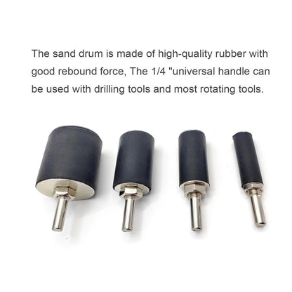 HANPINYUAN 20 Packs Sanding Drum Kit and Sleeves Set for Drill or Drill...