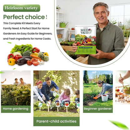 GermiGrow 36 Vegetable Variety Pack - 17,600+ Non-GMO Heirloom Seeds Yellow