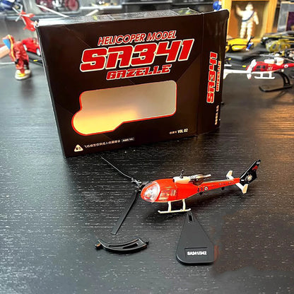 1:100 Diecast Alloy For Aerospatiale Gazelle SA341/342 Helicopter Model Toy