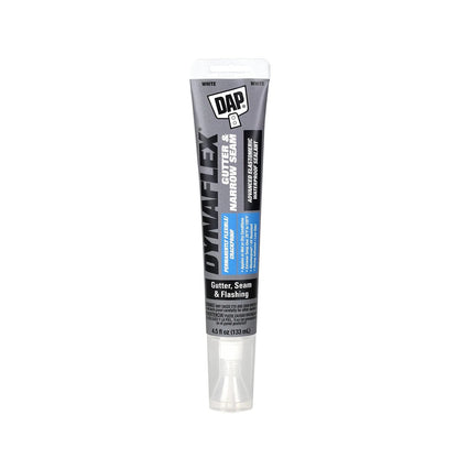 DAP Dynaflex Gutter & Narrow Seam Advanced Elastomeric 4.5 Oz, White