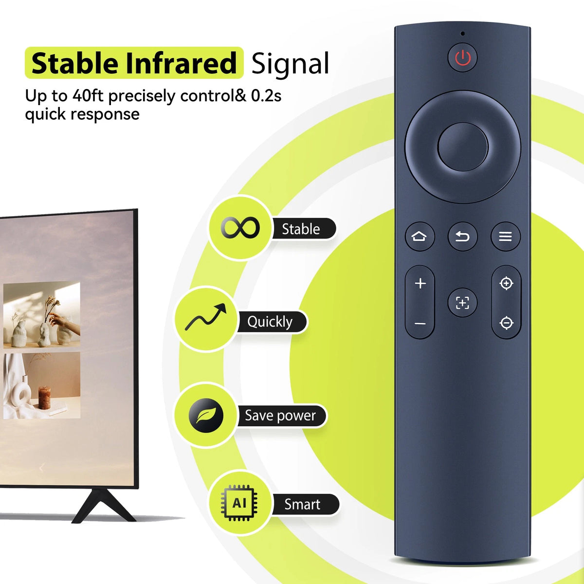 Remote Control For Yaber K2s Projector 4K with Google TV
