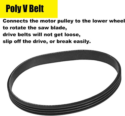 816439-3 Table Saws Drive Belt For Ridgid Saw HK140430 HK-140430 Black