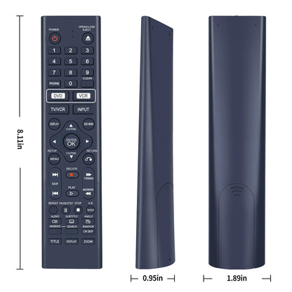 6711R1P081V Remote Control For Insignia Zenith DVD VCR Combo XBV613 XBV713