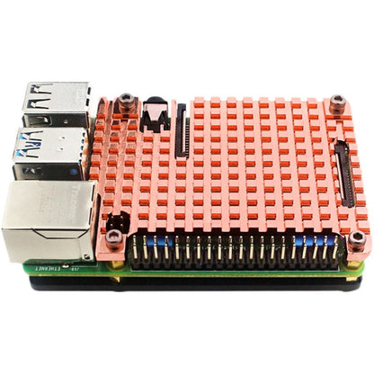 Thin Copper Heatsink Protection Passive Cooling Case Kit For Raspberry Pi 4B