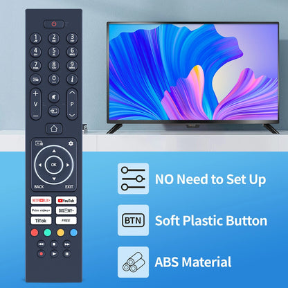 RM-C3616 Replacement Remote Control For JVC LT-43VF7555 Smart TV