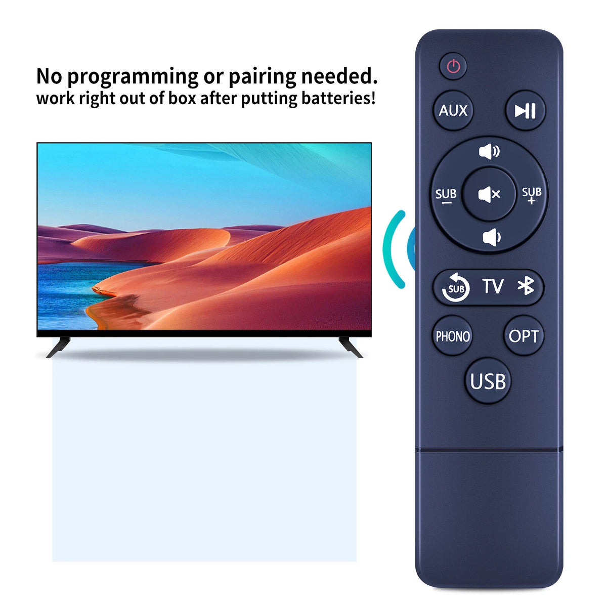 Replacement Remote Control Compatible For Klipsch The Fives Powered Speakers