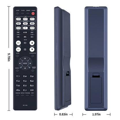 RC-1163 Replacement Remote Control For DENON DCD-F109, DCDF109, DRA-F109