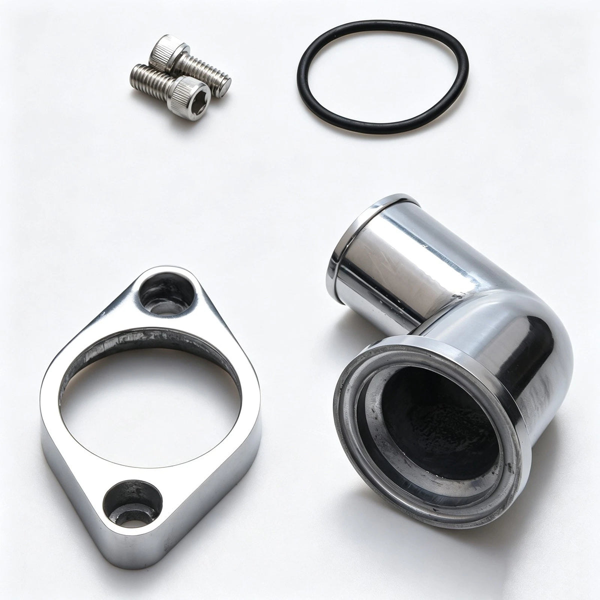 15 Degree Swivel Thermostat Housing Fits for Chevy SBC BBC 327 400 454 Aluminum