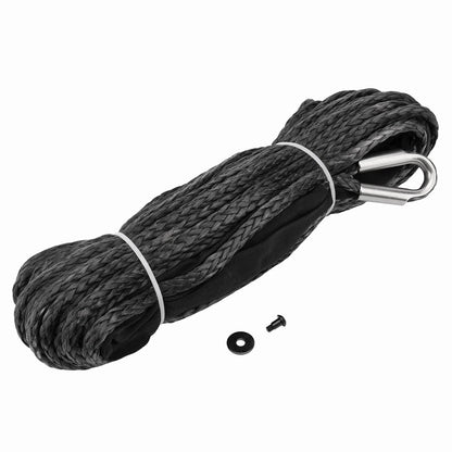 104232 Winch Synthetic Rope 90' long-3/8" Hook/Loop ends 12000 lb