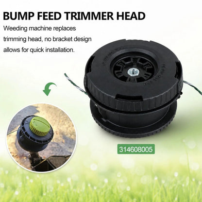 314608005 Trimmer Head For Ryobi RY15526 RY15527 With 3-In-1 Accessories