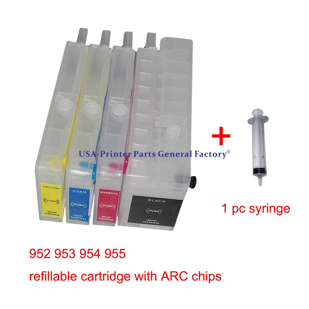 Universal HP 952X-955X Refill Ink Cartridge For HP 7740 8725 8210 8730 8216 8710
