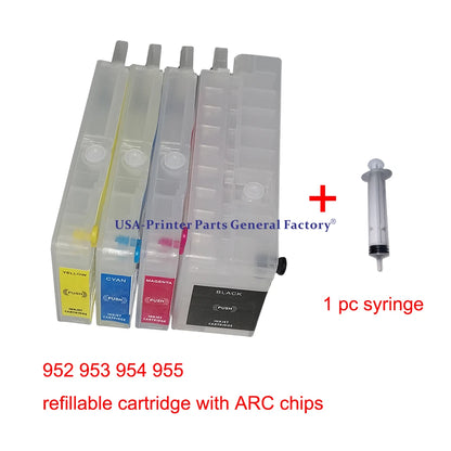 Universal HP 952X-955X Refill Ink Cartridge For HP 7740 8725 8210 8730 8216 8710
