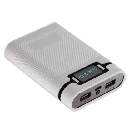 1Pc Dual USB Ports 5V/2.5A Portable Power Bank Case Housing W/Charging Module kk