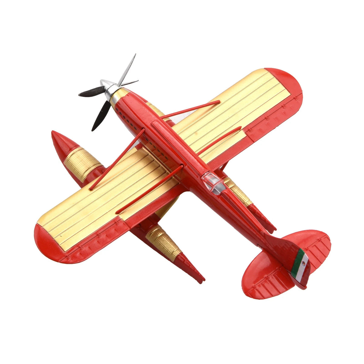 12cm Diecast Alloy 1/72 Scale WWI Italy Macchi MC.72 Racing Seaplane Decor Gift