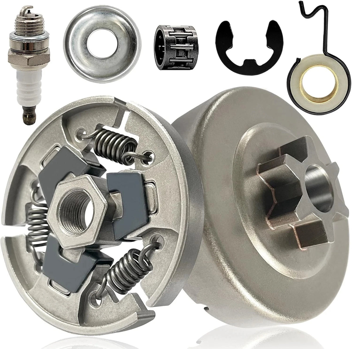 Sprocket Clutch 3/8" for Stihl 017 018 019 019T 021 023 025 MS170 MS180 6t