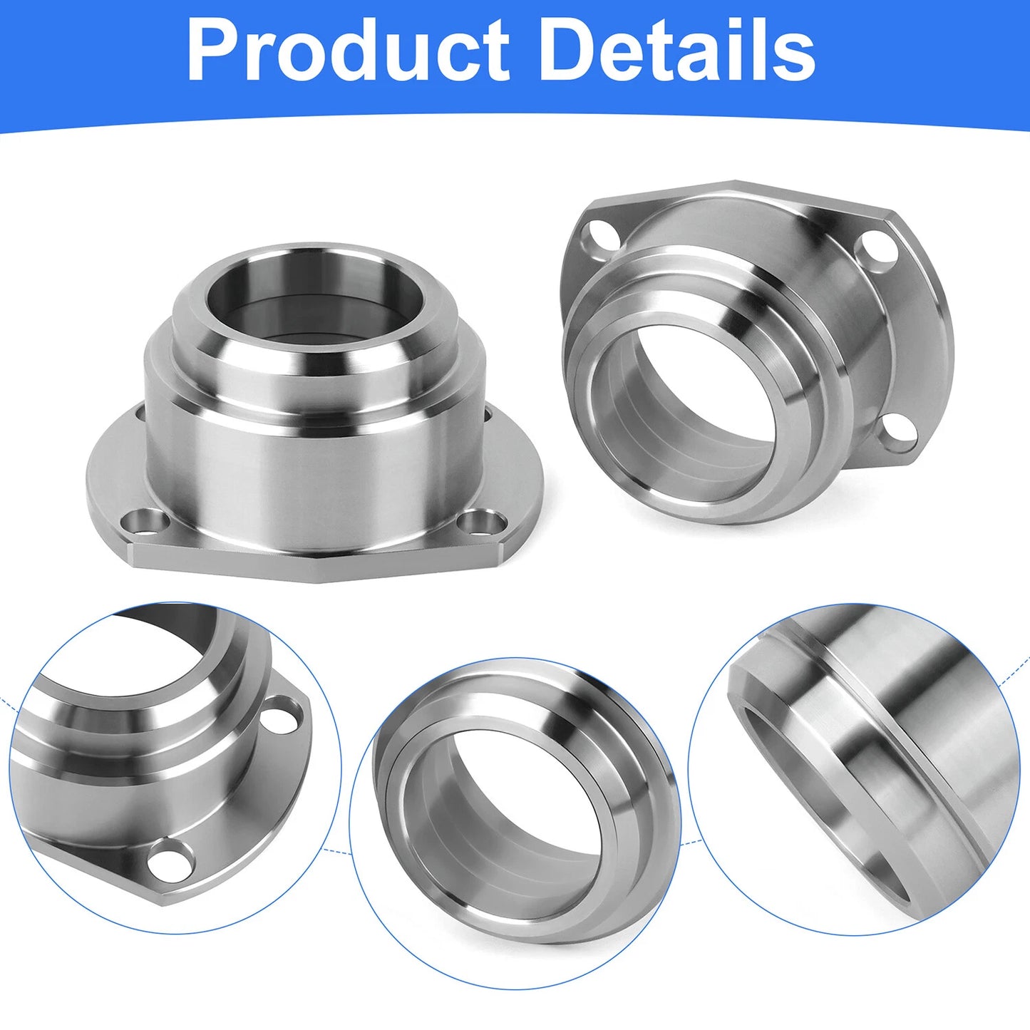 9-Inch Heavy-Duty For Ford Vintage Bearing Housing Ends - 1/2" Old-Style Axle