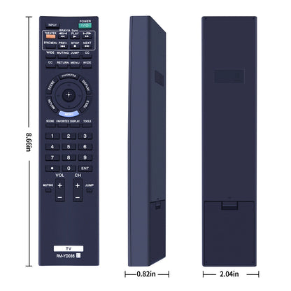 RM-YD035 For Sony Bra TV Remote Control KDL-22BX300 KDL-32BX300 KDL-46EX4