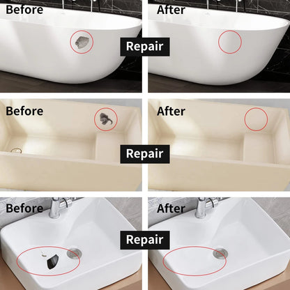 Tub and Fiberglass Shower Repair Kit White Arctic Biscuit Almond Black Bone