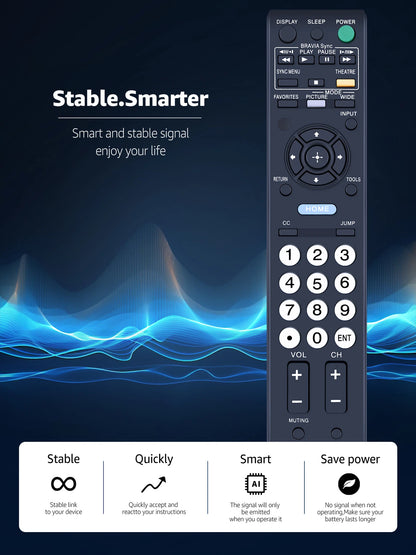 RM-YD025 Remote Control For Sony TV KDL40S504 KDL40S5100 KDL40SL1 KDL32S5100