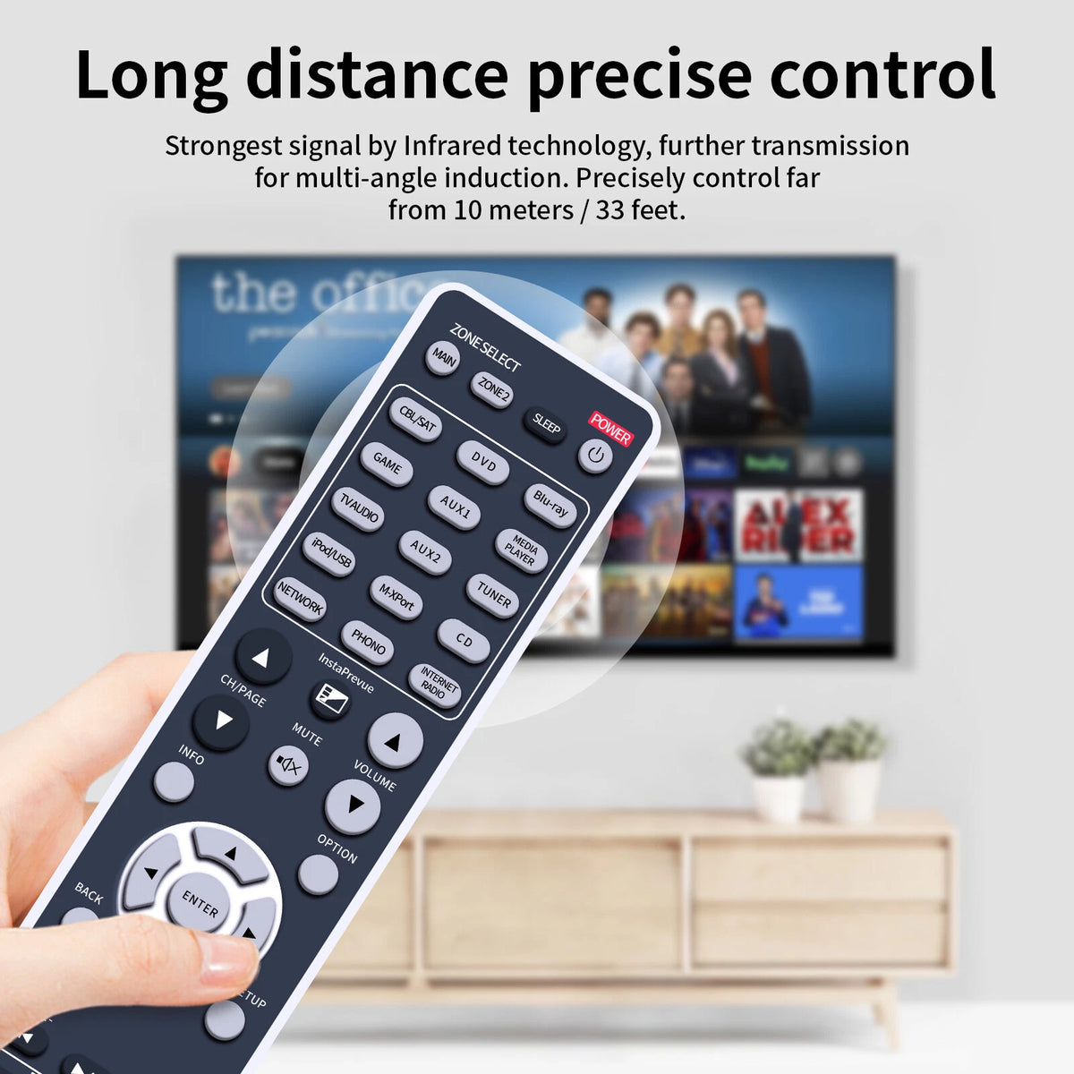 RC022SR Remote Control For Marantz AV Receiver 30701014300AM SR6008