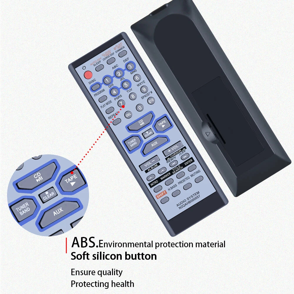 N2QAHB000057 Remote Control For Panasonic CD Stereo System SC-AK330 SC-AK333