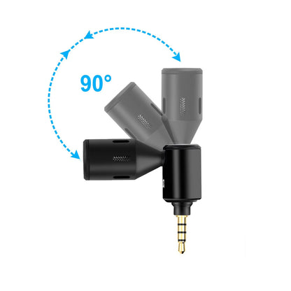 3.5mm Universal One Directional Adjustable Mini Microphone Portable Mic.