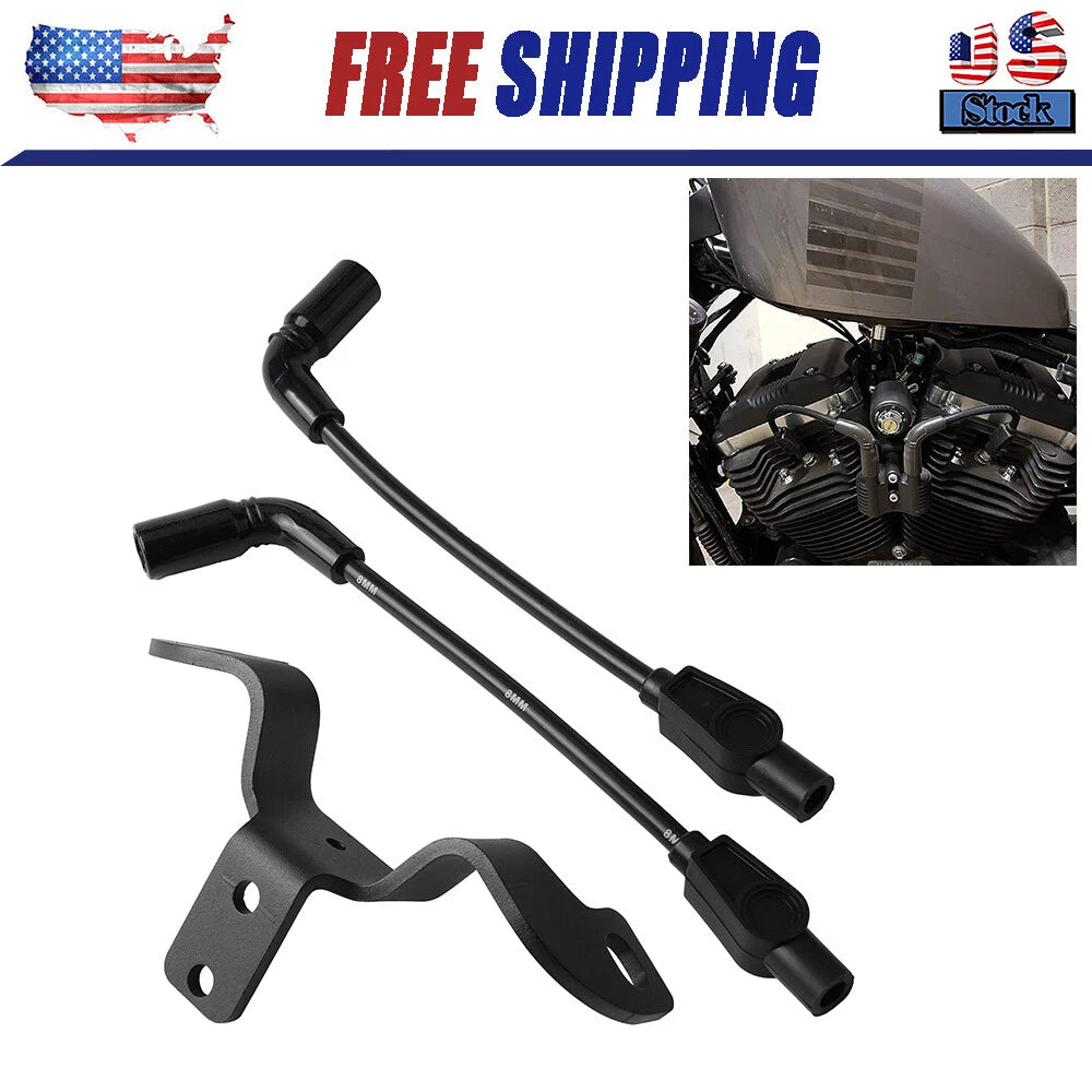 For Harley Davidson Sportster Coil and Ignition Relocation Kit 2007-2022 Wires