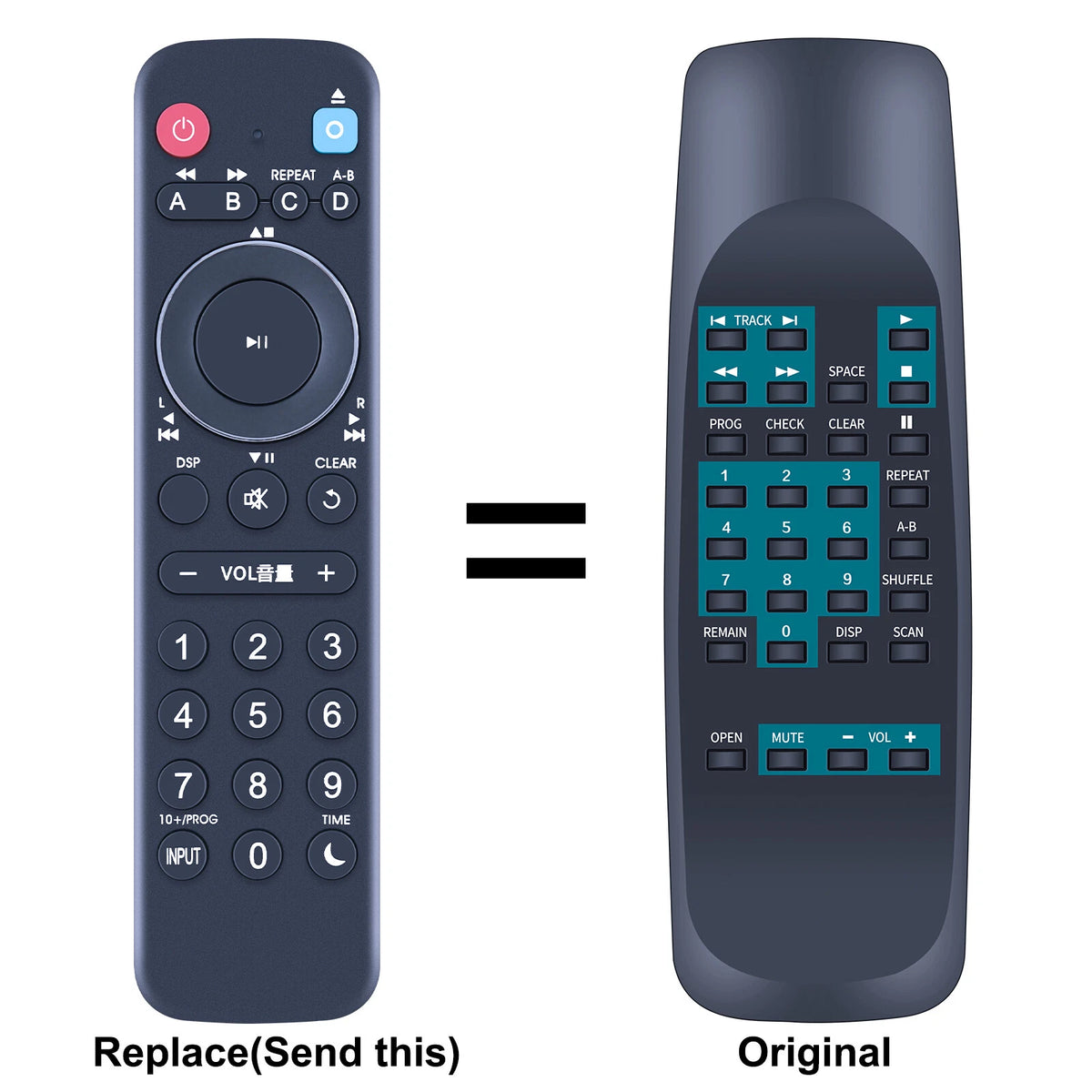 Replace Remote Control For ARCAM CR214 ALPHA7 ALPHA7SE ALPHA8 ALPHA8SE ALPHA9