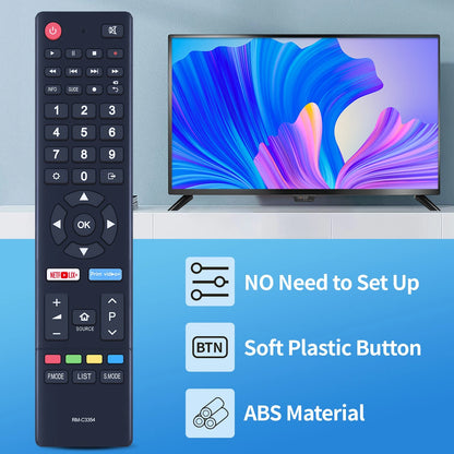 Remote Control For JVC RM-C3354 LT-50KB585 LT-43KB385 Smart LCD LED Android TV