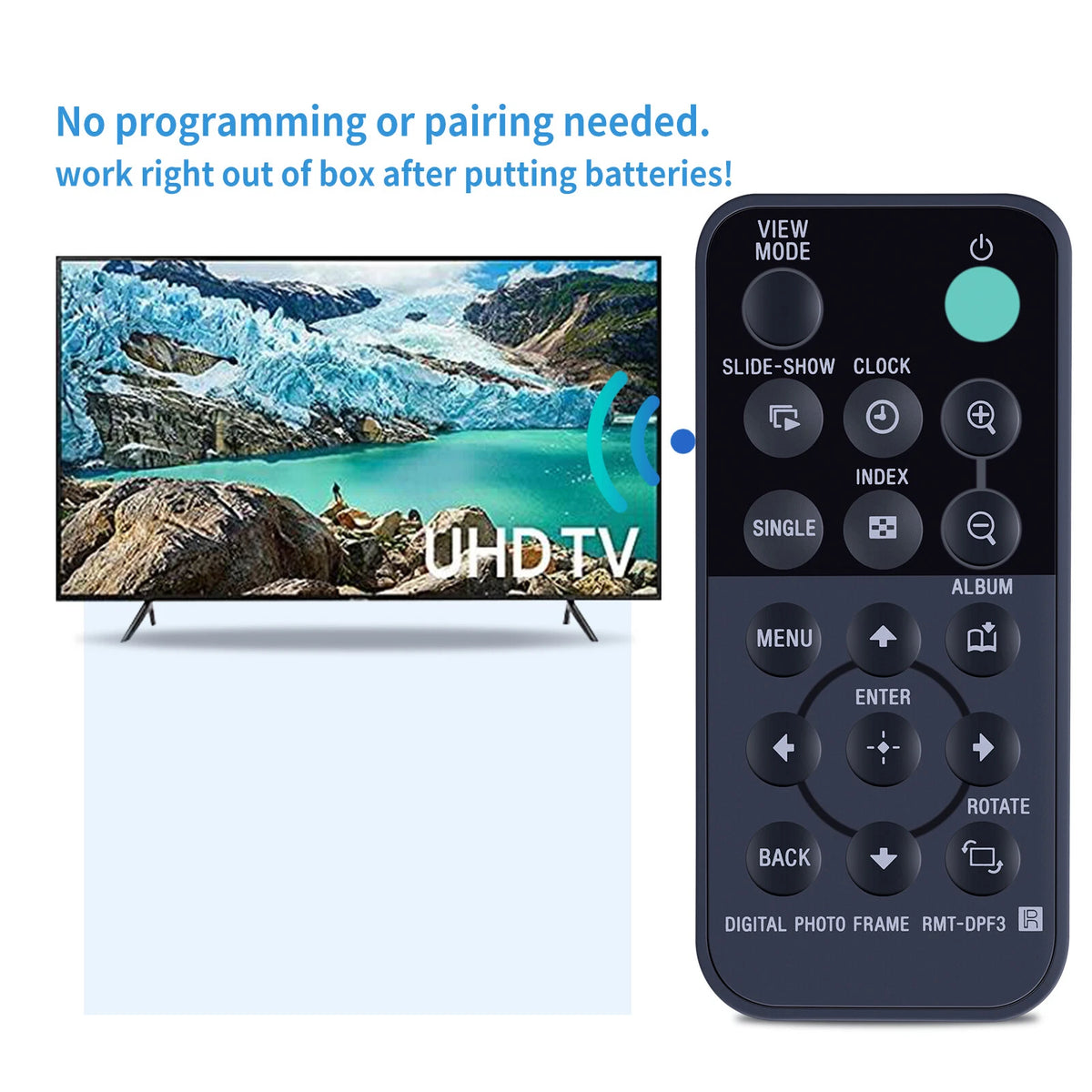 Remote Control For Sony Digital Photo Frame RMT-DPF3 DPF-A72 DPF-D82 DPF-D92