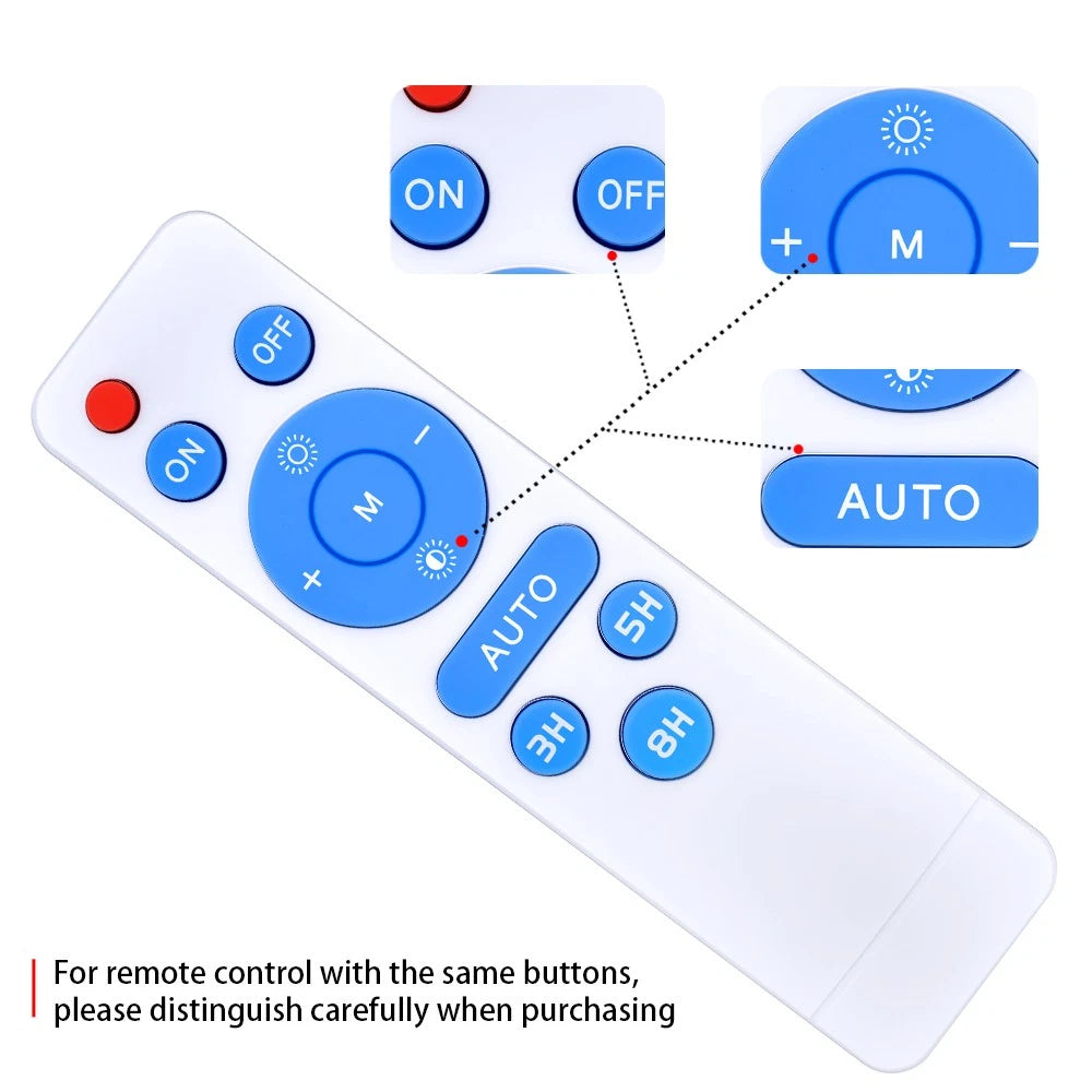 Replacement Remote Control For Gefolly / Ofuray Solar Street Light