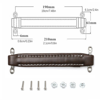 Coffee Leather Style Guitar Amplifier Handle Strap For Fender Amp Instruments aa