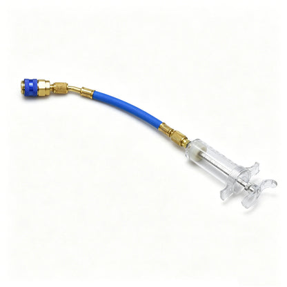 1PCS  Oil and Dye Injector Featuring a 1/4 inch female SAE connector