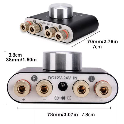 Mini Bluetooth 5.0 HiFi Stereo Audio 50W+50W Car Home Digital Power Amplifier