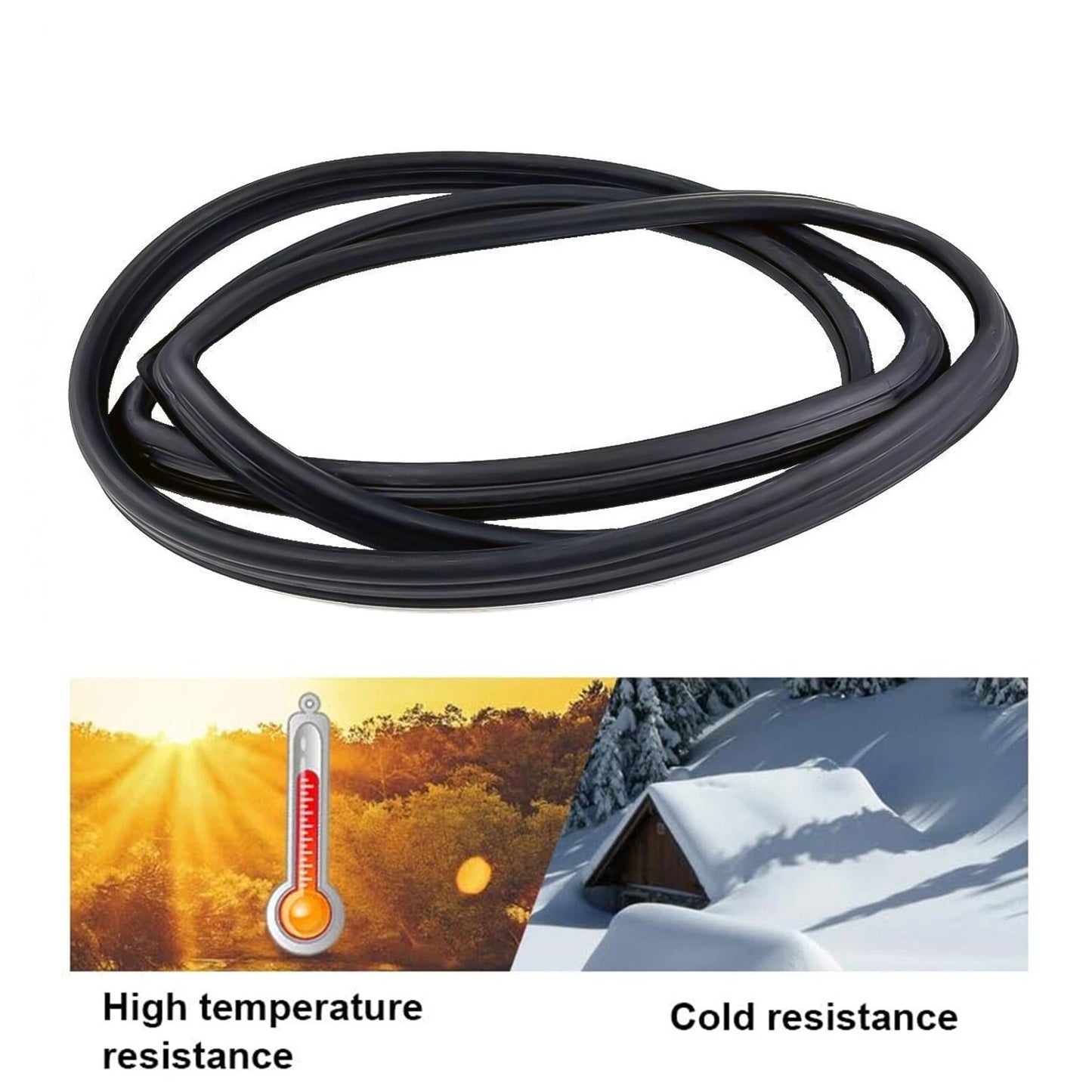 Front Windshield Rubber Seals Fits Toyota Hilux 4-Runner LN50 Pickup 1984-1988