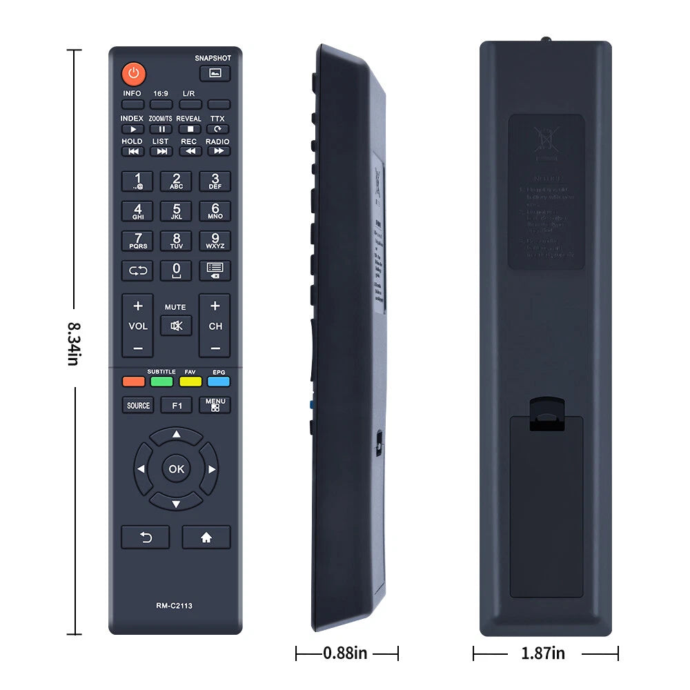 RM-C2113 RMC2113 Remote Control For JVC TV LT42N552A LT43N552A LT49N552A