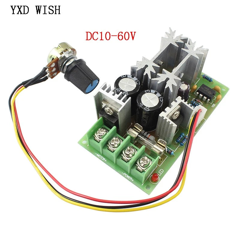 20A Universal DC10-60V PWM HHO RC Motor Speed Regulator Controller Swit Board