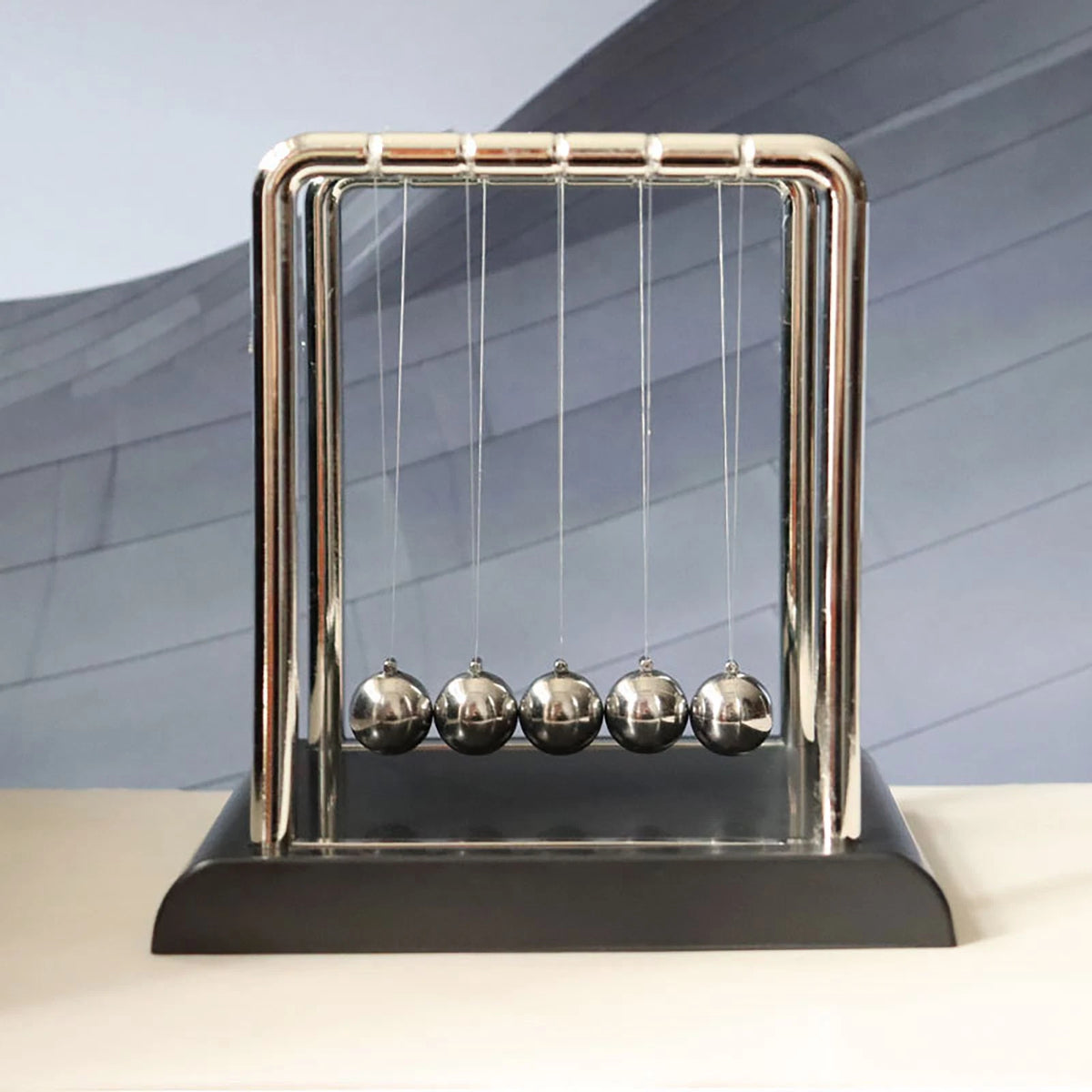 Ornament tons Cradle Steel Balance Ball Physics Science Pendulum Desktop