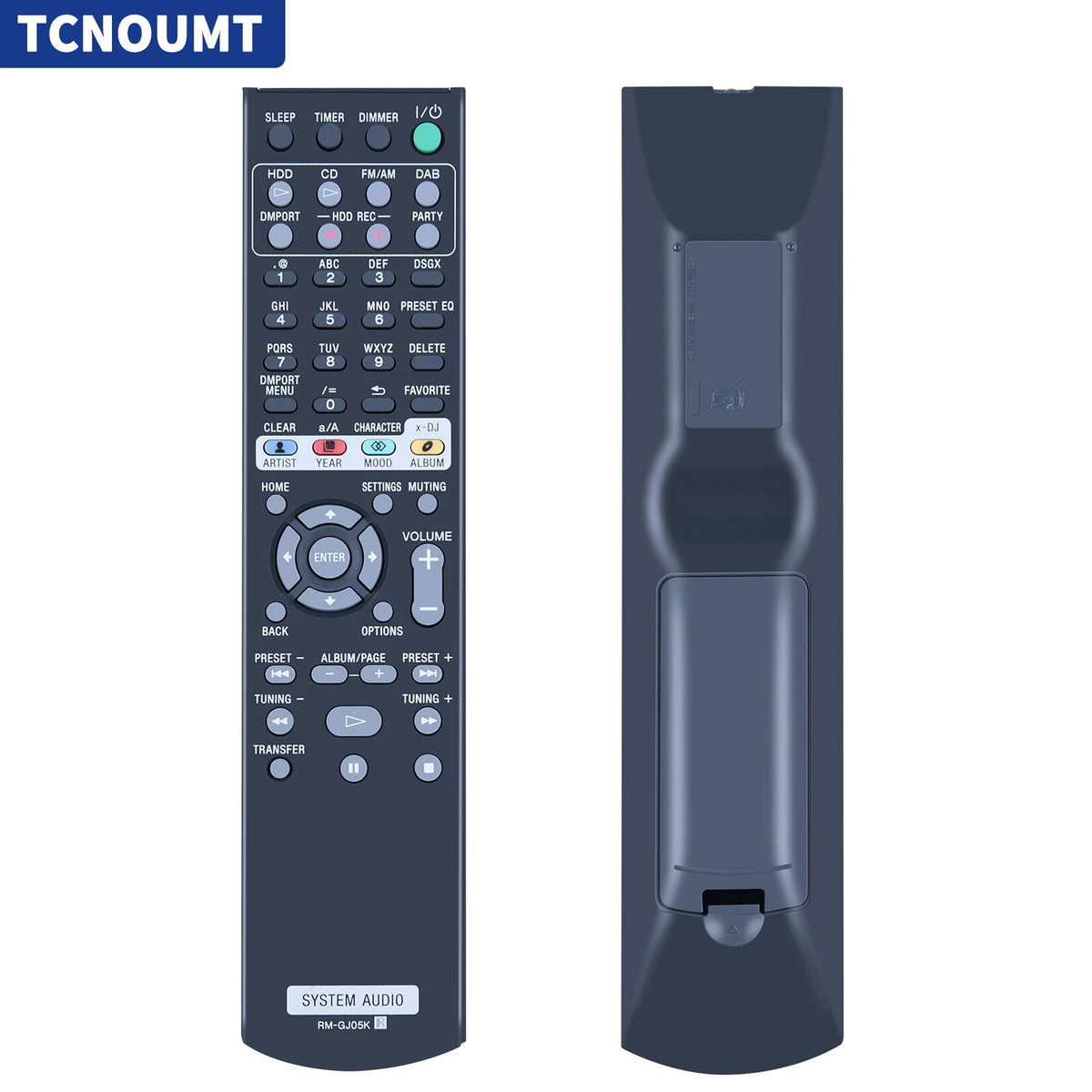 RM-GJ05K Remote Control For Sony Audio System NAS-SC55PKE NAS-SE35HD