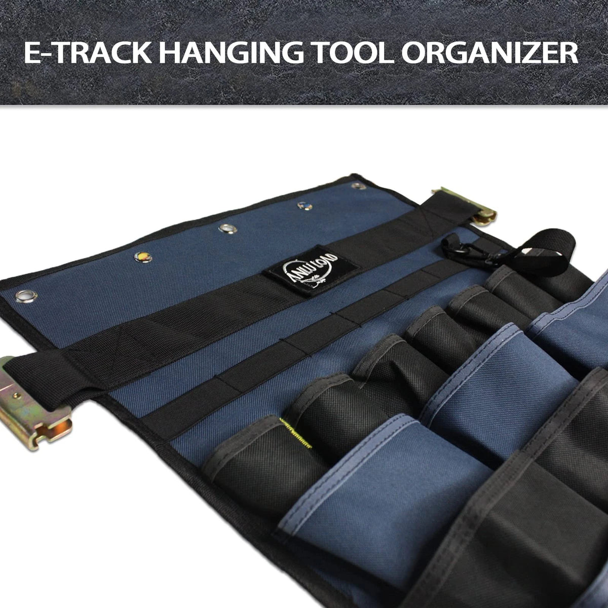 ANLU LOAD E Track Hanging Tool Organizer,Wall Natural