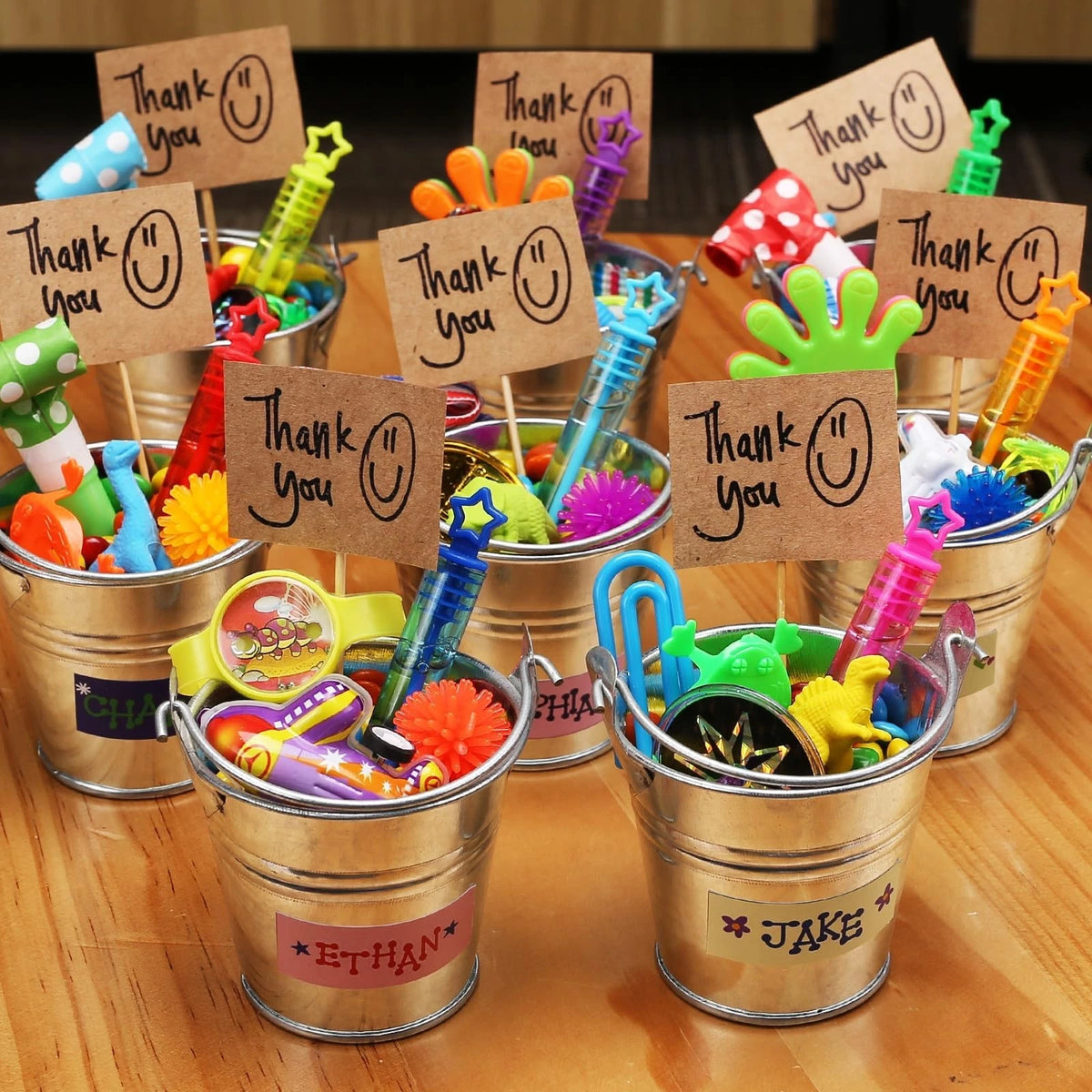 32 Pcs 8 Colors Neon Bubbles Party Favors For 4.2 inches, Star Color