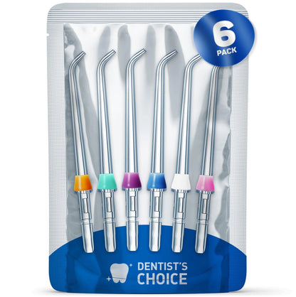 Water Flosser Replacement Tips for 6 Count (Pack of 1), 6 Classic Jet