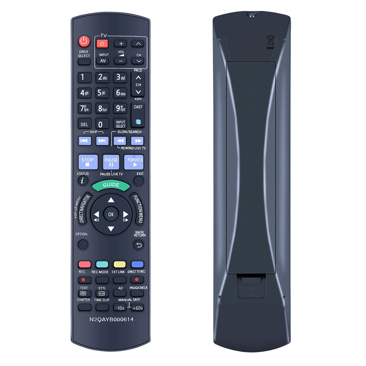N2QAYB000614 Replacement Remote Control For Panasonic DISC RECORDER