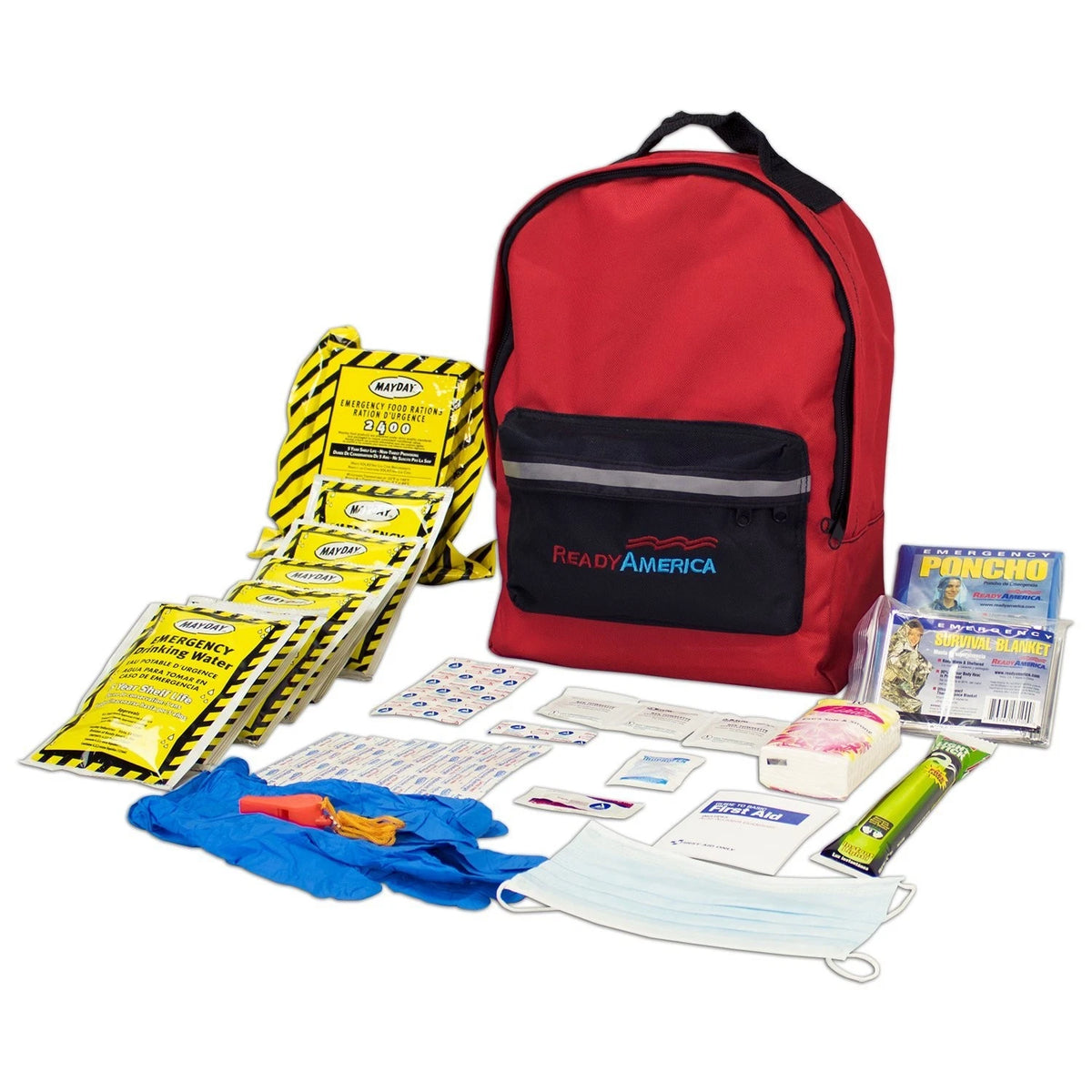 Ready America 70180 72 Hour Emergency 1 Person (Pack of 2), Red