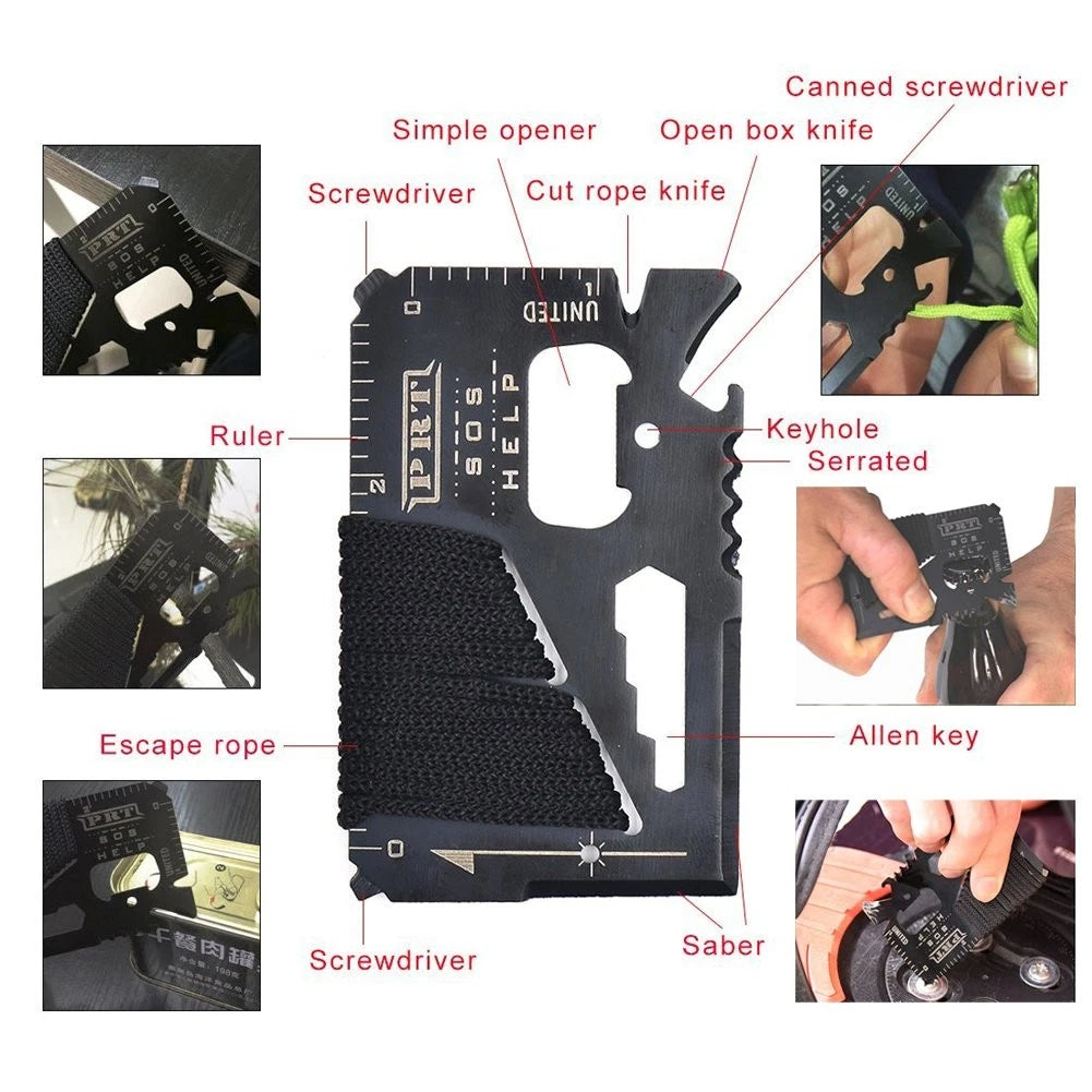 XUANLAN Emergency Survival Kit 13 in 1, Outdoor Gear Large, kit 3